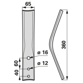 Leitblech Anstelle Von  Kverne (00240597) Prillinger