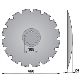 Eggenscheibe Gezahnt Accord Ac (00240618) Prillinger