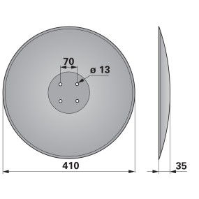 Eggenscheibe Glatt Ad 410 4 Lo (00240625) Prillinger