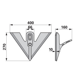 Breitschare Arbeitsbreite 400X (00240631) Prillinger