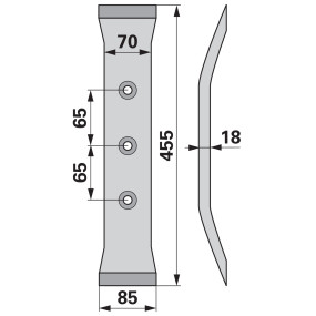 Grubberschare Arbeitsbreite 70 (00240655) Prillinger