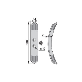 Normalschare Arbeitsbreite 54X (00240685) Prillinger