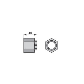 Kronen - Mutter M39X4 (00240693) Prillinger