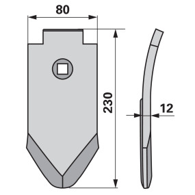 Scharspitze Beschichtet Anstel (00240724) Prillinger