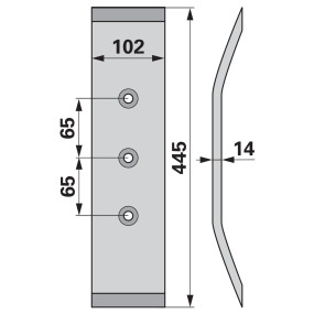 Grubberschare Arbeitsbreite 10 (00240728) Prillinger