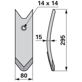 Scharspitze Beschichtet Anstel (00241207) Prillinger