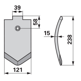 Scharspitze 15 Mm Anstelle Von (00241215) Prillinger