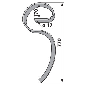 Großfederzinke 70X12X765 Einba (00241670) Prillinger