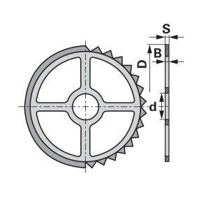 Sternring Ad 530 Bohrung 118 S (00250015) Prillinger