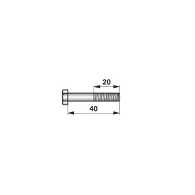 Schraube M12X1,25X40 Güte 8.8 (00270985) Prillinger