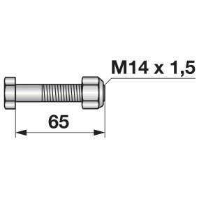 Frässchrauben M14X1,5X65 Güte (00270992) Prillinger