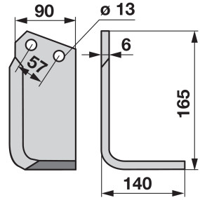 Winkelmesser rechts (00271044) Prillinger