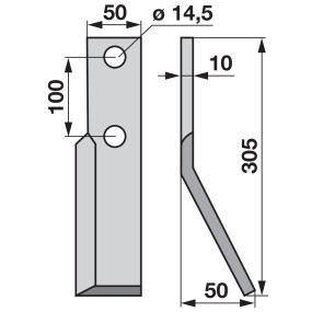 Winkelmesser rechts (00271080) Prillinger