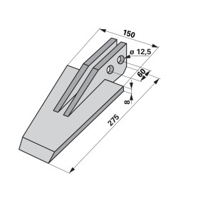 Spaten  Arbeitsbreite = 150 (00271246) Prillinger