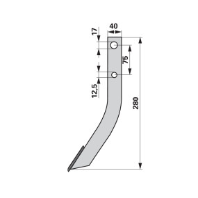 Fräshaken  L = 280 (00271502) Prillinger