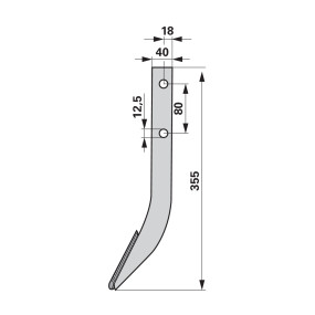 Fräshaken  L = 355 (00271509) Prillinger