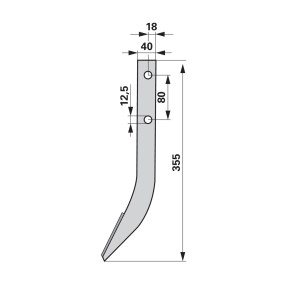 Fräshaken  L = 355 (00271510) Prillinger