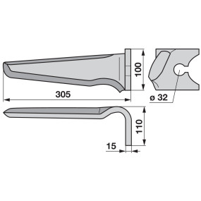 Kreiseleggenzinke rechts (00281010) Prillinger