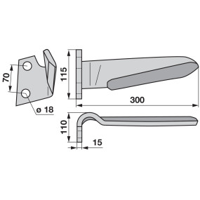 Kreiseleggenzinke links (00281017) Prillinger