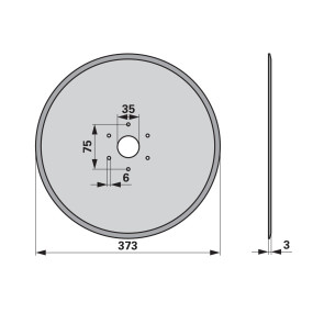 Säscheibe Anstelle Gaspardo G1 (00310780) Prillinger