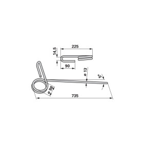 Saatstrieglzinke Anstelle Von (00310820) Prillinger