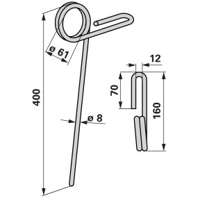 Saatstrieglzinke Anstelle Von (00310825) Prillinger