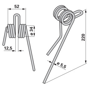 Saatstrieglzinke Anstelle Von (00310829) Prillinger