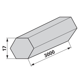 Sechskantwelle D = 17 Mm (00310845) Prillinger