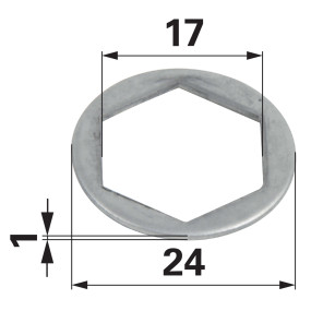 Innensechskantscheibe  Nordste (00318550) Prillinger