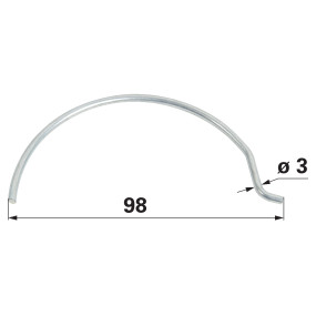 Klinkenfeder  Nordsten 7000 02 (00318554) Prillinger