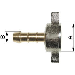 Schlauchnippel Messing Innenge (00340570) Prillinger