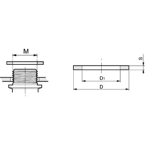 Flachdichtung 40/26 (00340972) Prillinger