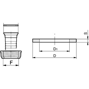 Flachdichtung 14X10X2Mm (00340985) Prillinger