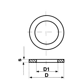 Flachdichtung 75X55X4Mm (00342183) Prillinger