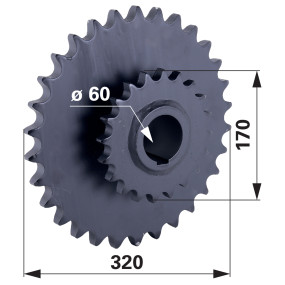 Doppelkettenrad Anstelle Von S (00364442) Prillinger