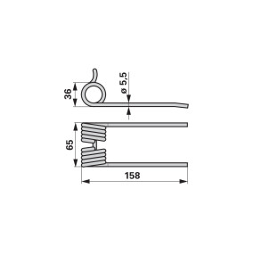 Federzinke Po436.138 (00402191)  Prillinger