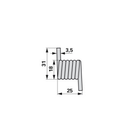 Feder Original Lely 4.1015.005 (00404422) Prillinger