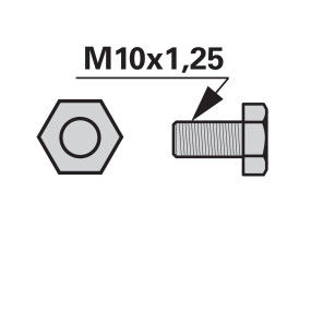 Schraube Lose M10 X 1,25 X 18 (00411103) Prillinger