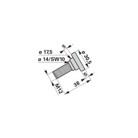 Klingenschraube M12X32 Anstell (00411641) Prillinger