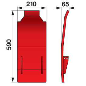 Gleitkufe 1131570, 1179600 (00413408) Prillinger