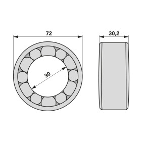 Lager Anstelle Von Bcs 371.515 (00413454) Prillinger