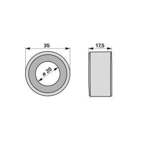 Büchse 35 X 20 X 17,5, Anstell (00413455) Prillinger