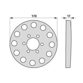 Abdeckung Ad: 172 Mm, Anstelle (00413462) Prillinger