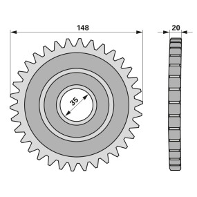 Zahnrad 34 Zähne, Anstelle Von (00413465) Prillinger