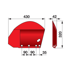 Gleitkufe links (00413756) Prillinger