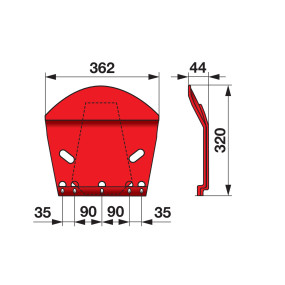 Gleitkufe Original Sip 1553764 (00413758) Prillinger