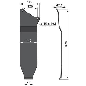 Gleitkufe links Anstelle Von S (00413764) Prillinger