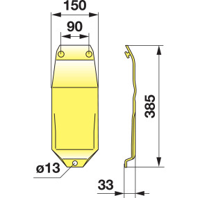 Verschleißkufe Komplett (00413915) Prillinger