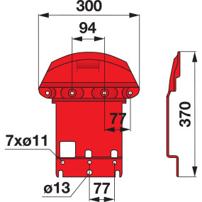 Gleitkufe Kurz, Mörtl 042558 (00413918) Prillinger