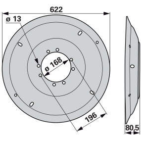 Mähscheibe Anstelle Von Mc054K (00416233) Prillinger